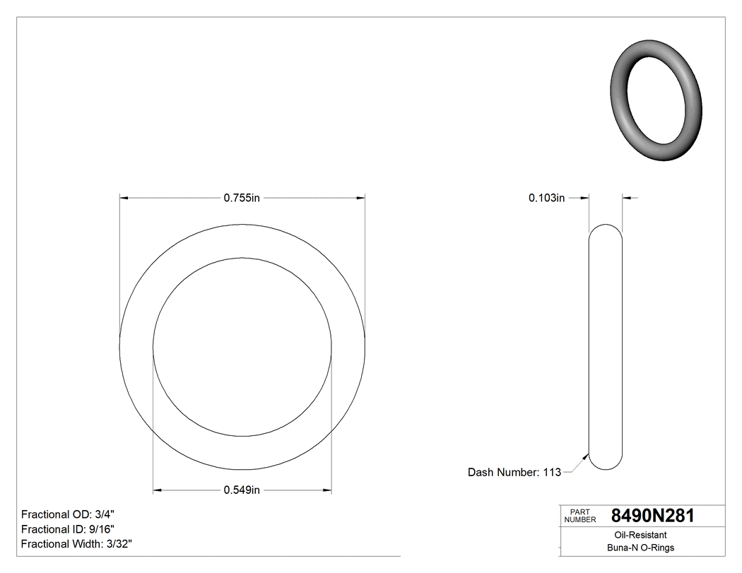 Technical drawing - 8490N28